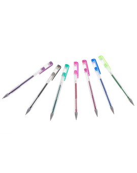 Długopisy żelowe kolorowe brokatowe zestaw 25szt. Kik Sp. z o. o. Sp. k. | Time- 2