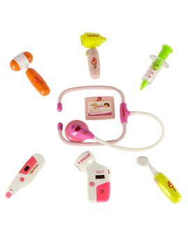 Zestaw lekarza w walizce DOKTOR +światła różowy Kik Sp. z o. o. Sp. k. | Time- 2