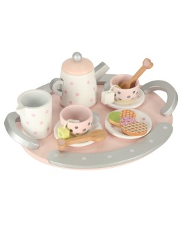 Serwis do herbaty kawy drewniany LULILO