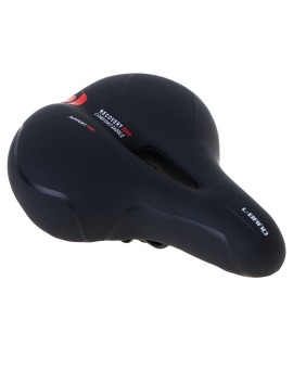 Siodełko rowerowe RALLEX sportowe wygodne pianka elastyczna lampka LED