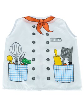Kostium strój karnawałowy przebranie szef kuchni fartuch czapka szefa kuchni zestaw 3-8 lat Kik Sp. z o. o. Sp. k. | Time- 2