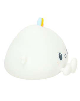 Lampka nocna dla dzieci silikonowa dotykowa miękka LED biała RGB chmurka Kik Sp. z o. o. Sp. k. | Time- 2