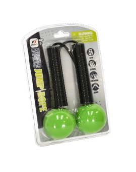 Skakanka bezprzewodowa bez linki crossfit trening cardio fitness z piłeczkami