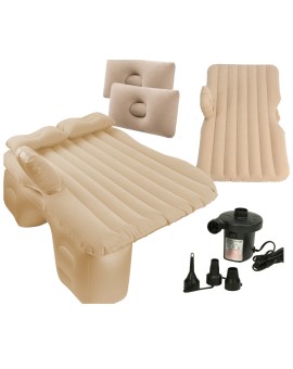 Materac łóżko do samochodu auta dmuchany pompka 130cm x 80cm beżowy Kik Sp. z o. o. Sp. k. | Time- 2