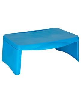 Stolik samochodowy do auta podróżny przenośny składany dla dzieci ze schowkiem niebieski Kik Sp. z o. o. Sp. k. | Time- 2