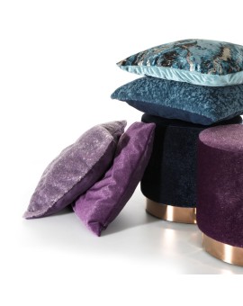 Poszewka na poduszkę 45x45 cm oliwkowa z futerka z krótkim włosem PELO Ella Line Eurofirany | Time- 2