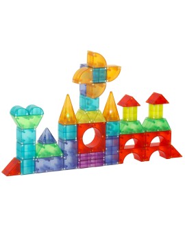 Klocki magnetyczne konstrukcyjne świecące elementy figury 3D 134 el. Kik Sp. z o. o. Sp. k. | Time- 2