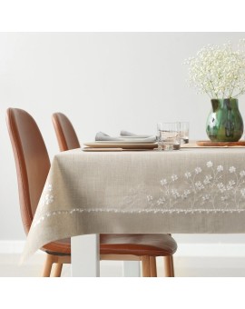 Obrus Adeline 140 X 180 Cm Beżowy