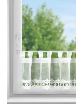 Firana Gotowa Kaja Na Szelkach 150 X 40 Cm Biały