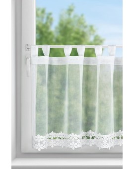 Firana Gotowa Kaja Na Szelkach 150 X 70 Cm Biały