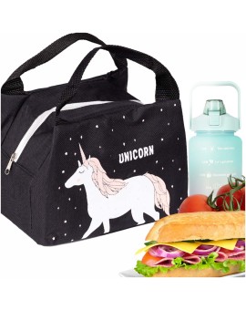 Torba termiczna na lunch jedzenie śniadaniowa izolacyjna jednorożec