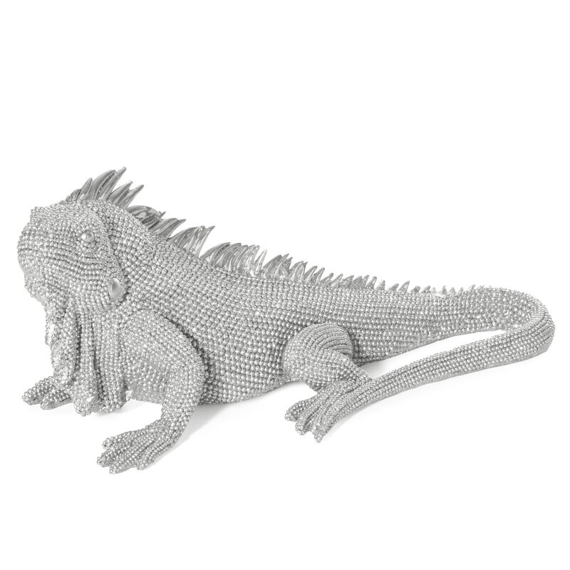 IGUANA- figurka dekoracyjna ELDO 1 o drobnym strukturalnym wzorze