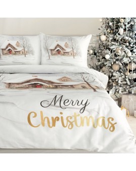 świąteczny Komplet Pościeli Joyfull 220 X 200 Cm Biały