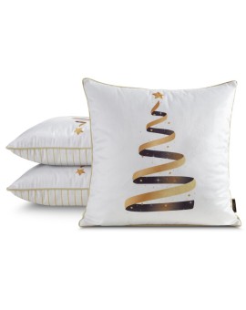 Poszewka świąteczny 167 45 X 45 Cm Biały