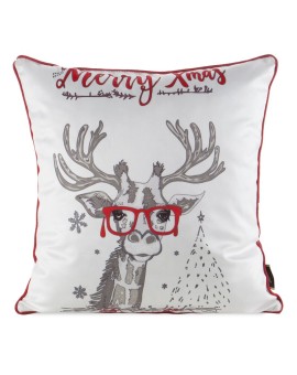 Poszewka świąteczny 173 45 X 45 Cm Biały