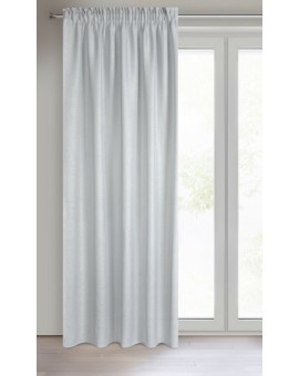 Firana srebrna z siateczki 140x270 taśma -  CELINE Eurofirany | Time- 2