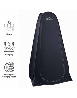 Namiot LUARO samorozkładający na prysznic przebieralnia turystyczna toaleta wc czarne Kik Sp. z o. o. Sp. k. | Time- 2