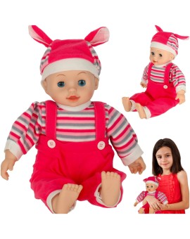 Lalka Maja bobas płacze śmieje się mówi 40cm