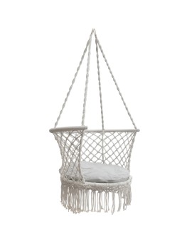 Huśtawka ogrodowa bocianie gniazdo z oparciem ogrodowa szare 80 cm 150 kg Kik Sp. z o. o. Sp. k. | Time- 2