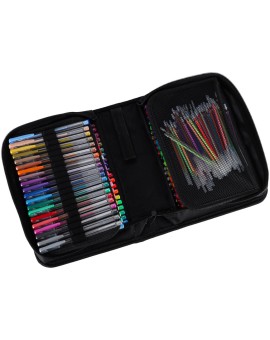 Długopisy żelowe kolorowe w etui 100 sztuk + 100 wkładów Kik Sp. z o. o. Sp. k. | Time- 2