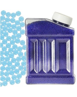 Kulki żelowe wodne hydrożelowe do kwiatów niebieskie 250g 50 000szt. 7-8mm