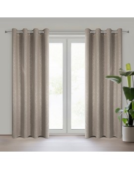 Zasłona OLETA zaciemniająca z tkaniny typu blackout z nadrukiem