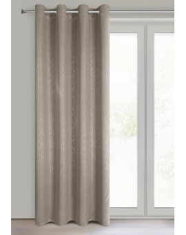 Zasłona OLETA zaciemniająca z tkaniny typu blackout z nadrukiem Eurofirany | Time- 2