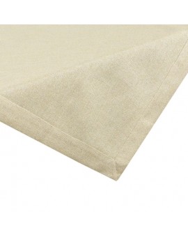 Bieżnik na stół złoty 85x85 cm o strukturze płótna STELLA 1 z dodatkiem srebrnej nici