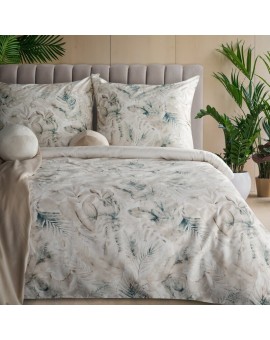 Komplet Pościeli Satynowej Spring 82 160 X 200 Cm Beżowy