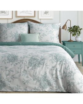 Komplet Pościeli Satynowej Spring 85 140 X 200 Cm Biały