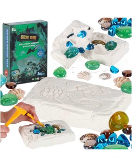 Kopalnia diamentów kamieni wykopaliska akcesoria zestaw archeologiczny