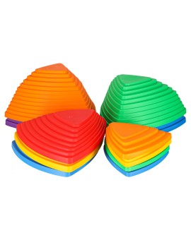 Ścieżka sensoryczna kamienie rzeczne do treningu równowagi podłoga to lawa gra 11 elementów kolorowa Kik Sp. z o. o. Sp. k. | Ti