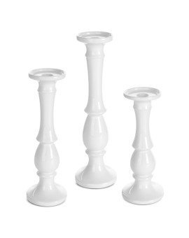 Świecznik ceramiczny dekoracyjny JOLY o prostym kształcie Eurofirany | Time- 2