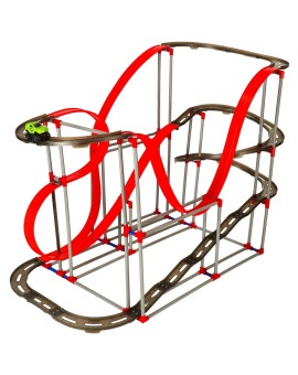 Magnetyczny tor samochodowy antygrawitacyjny 130cm XXL 175el.