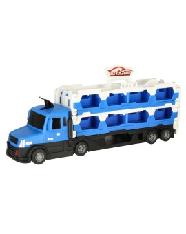 TIR Laweta samochód transporter pojazd składany XXL 10 aut niebieski Kik Sp. z o. o. Sp. k. | Time- 2