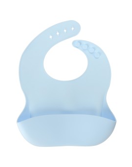 Naczynia silikonowe dla dzieci niemowląt zestaw stołowy 4 elementów miś niebieski