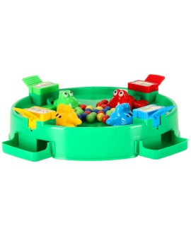 Gra zręcznościowa głodne żabki skaczące żaby 4 graczy 3+ XXL zielona