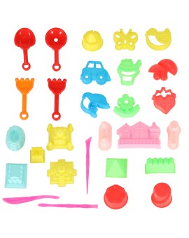 Akcesoria do piasku zabawki foremki łopatki 28 elementów