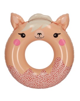 INTEX 59266 Kółko do pływania koło dmuchane ponton plażowy lama max 40kg 76 cm