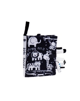 Książeczka sensoryczna miękka ogony zwierząt safari Kik Sp. z o. o. Sp. k. | Time- 2