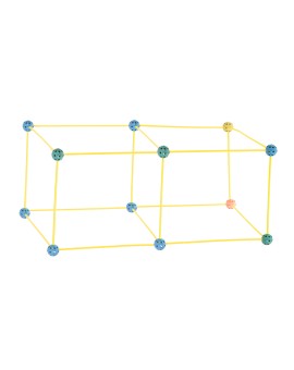 Klocki konstrukcyjne rurki słomki patyczki kreatywne baza namiot domek 75el. Kik Sp. z o. o. Sp. k. | Time- 2