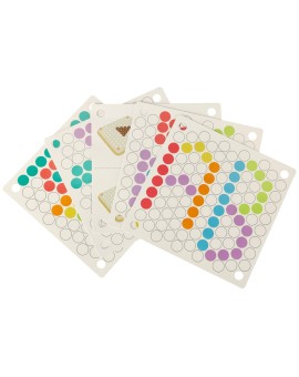 Układanka edukacyjna mozaika z kulek koraliki montessori 77 el. Kik Sp. z o. o. Sp. k. | Time- 2