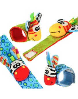 Grzechotka zabawka na rączki dłonie 2szt.