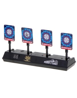 Tarcza do strzelania elektroniczna cyfrowa 4 cele licznik Kik Sp. z o. o. Sp. k. | Time- 2