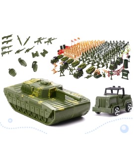 Żołnierzyki baza wojskowa figurki zestaw 307el. Kik Sp. z o. o. Sp. k. | Time- 2