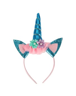 Kostium strój karnawałowy przebranie Jednorożec opaska+ spódniczka niebieski 3-6lat Kik Sp. z o. o. Sp. k. | Time- 2