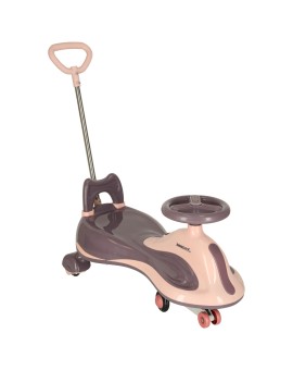 Jeździk grawitacyjny LED Swing FIX S2 skuter z rączką fioletowy max 100kg