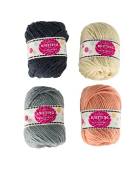 Włóczka kłębek przędza zestaw do szydełkowania 4x50g 60m Kik Sp. z o. o. Sp. k. | Time- 2