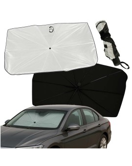 Parasol osłona przeciwsłoneczna na przednią szybę do samochodu auta mata składana UV 65x110cm