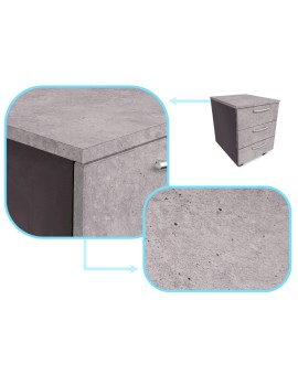 Folia rolka samoprzylepna okleina tapeta niebiesko-szary cement 1,22x50m Kik Sp. z o. o. Sp. k. | Time- 2